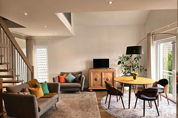 Ferienwohnung, 70m², 1-3 Pers-heller und moderner Wohnraum