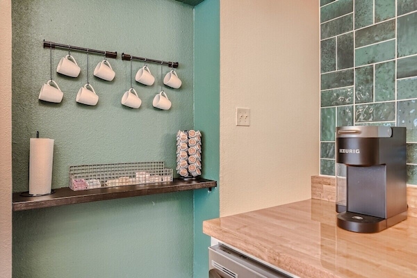 Stylish Coffee Nook & Kitchen Detail