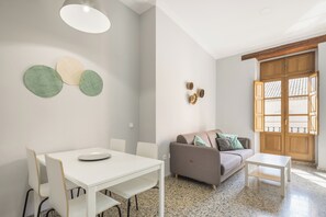 Leilighet, 1 soverom | Oppholdsområde