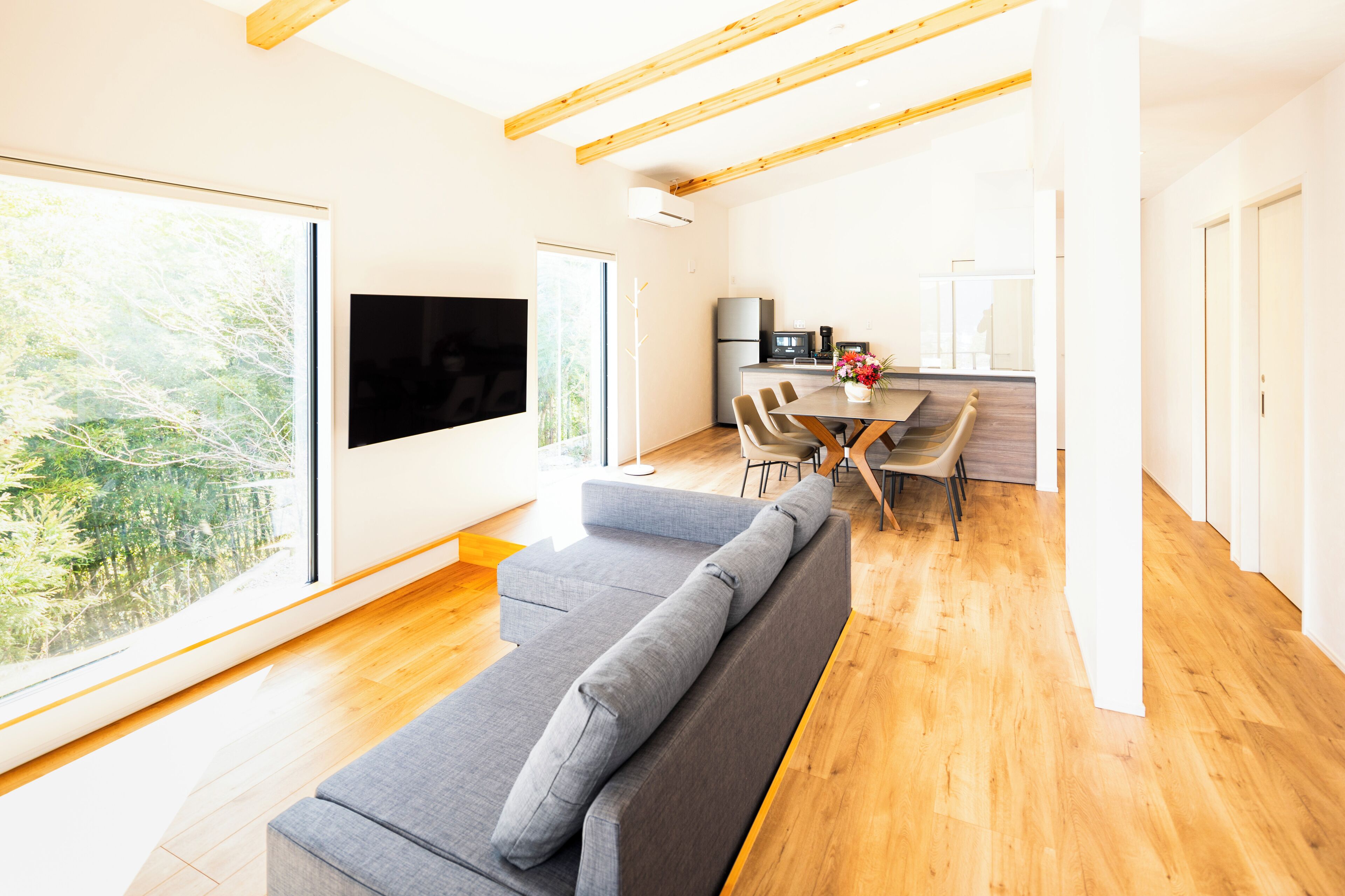 Luxury Villa, 3 Bedrooms, Private Pool, Hill View | Living area | 50-inch LCD TV with digital channels, Netflix, toys