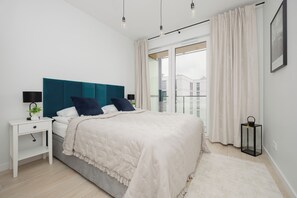 1 多间卧室、床单