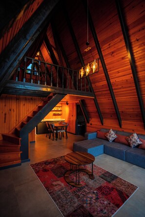 En 55-tommers smart-TV med digitale kanaler samt oppvarmet gulv