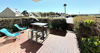 Joli appartement cosy – Terrasse face à la mer