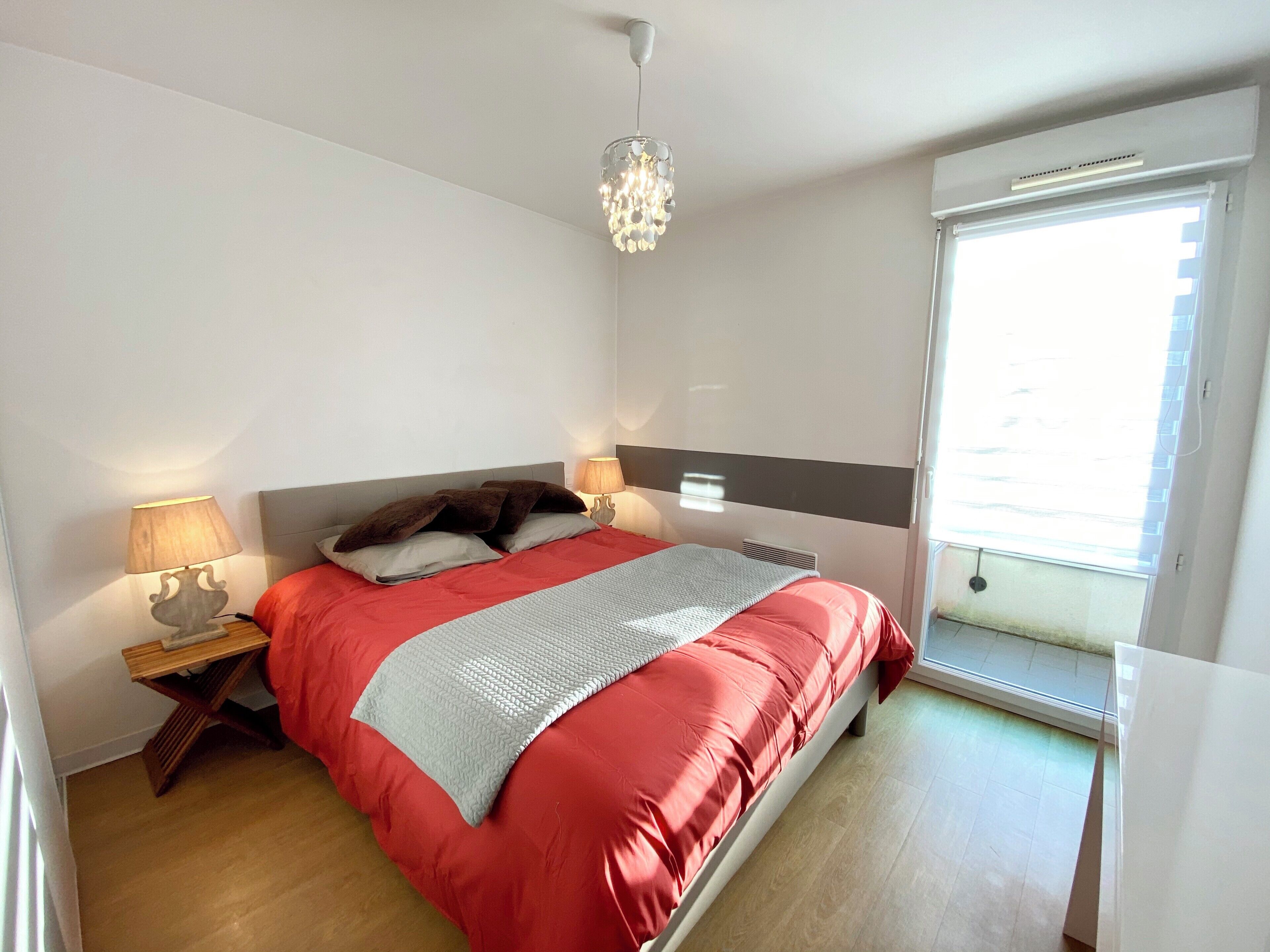 2 chambres, fer et planche à repasser, Wi-Fi