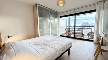 2 slaapkamers, een strijkplank/strijkijzer, wifi