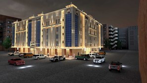 Majoituspaikan julkisivu