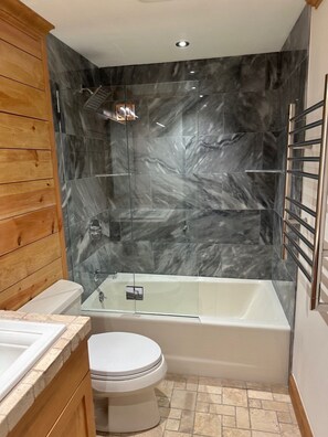 Hair dryer, towels, soap, shampoo - Chalet Chic 2-Bedroom + Queen Sofa Bed, 2.5 Blocks to Central Gondola (Aspen)