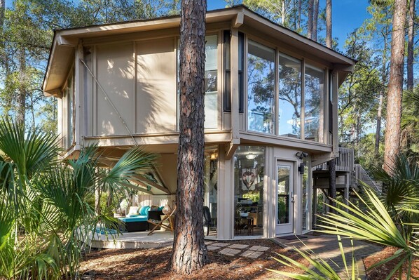 Exterior - Unique, Secluded Family Treehouse | Private Decks, Marsh Views, Bikes (Hilton Head Island)