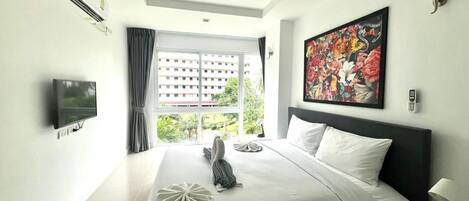 1 soverom, strykejern/-brett, wi-fi og sengetøy