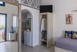 Apartamento Deluxe | Zona de estar | Una televisión