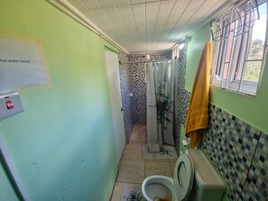 Shower, hair dryer, towels, soap - Sunshine Avenue Treasure Suite A luxurious home away from home with every stay. (Saint George)