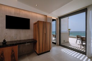 Exclusive Double Room, Sea View | Egyptian cotton sheets, premium bedding, down comforters