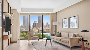 Apartment | 3 bedrooms, Internet - Luxurious 3-bedroom Apartment Facing Burj Khalifa in The Address Dubai Opera (Dubai)