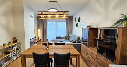 Cozy apartment with mountain view in Residence hotel complex