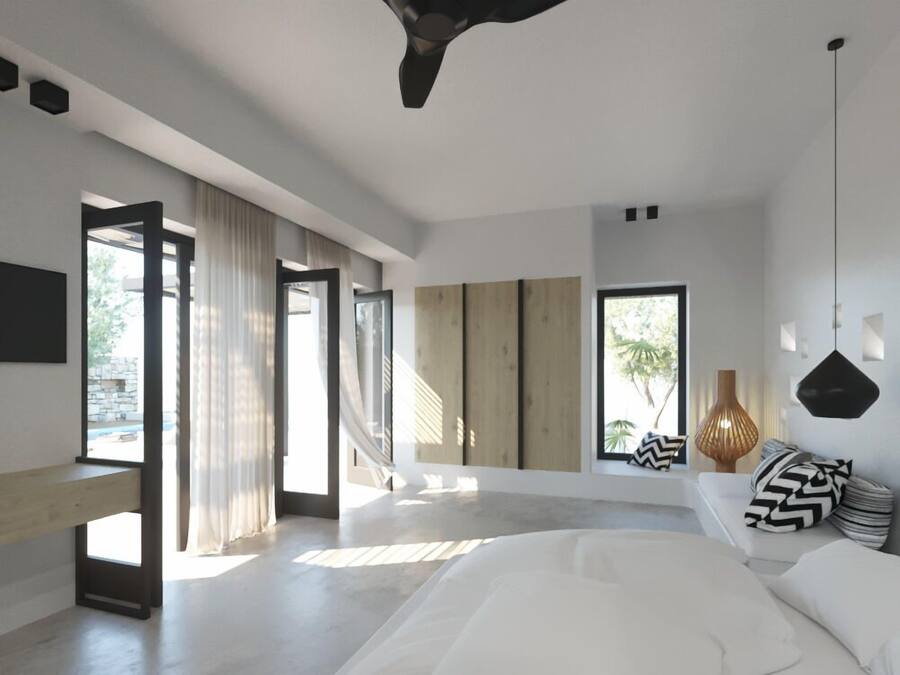 Premium Suite With Private Pool | Egyptian cotton sheets, premium bedding, in-room safe, desk