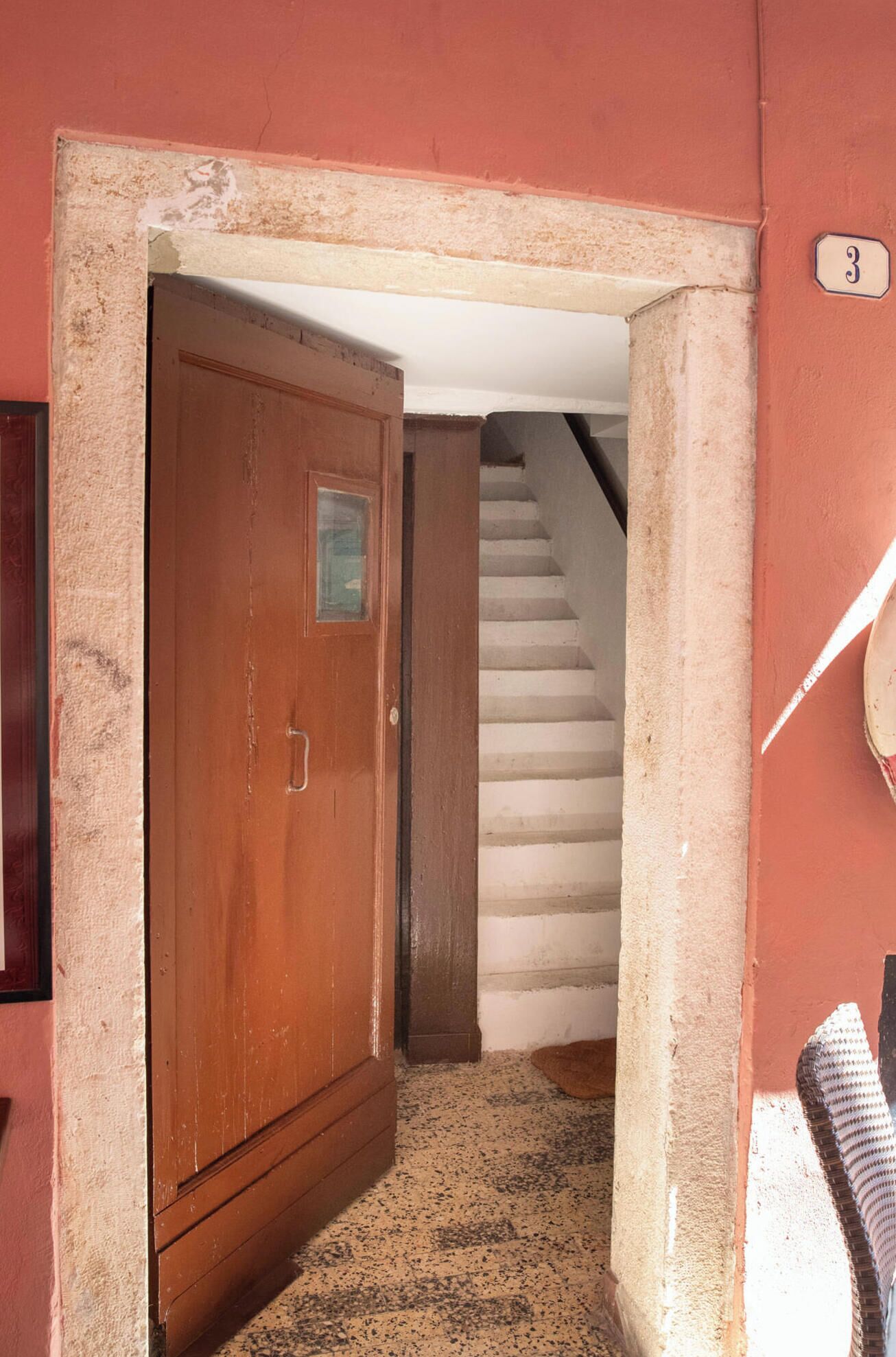 Interior entrance