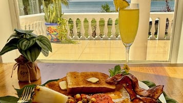 Breakfast, lunch, dinner served; Fusion cuisine, beach views