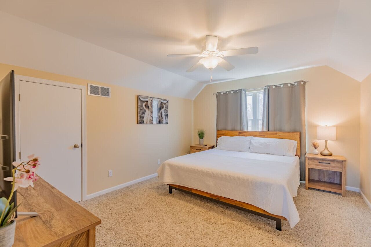 5 عدّة غرف نوم ومكتب وواي فاي وملاءات أسرّة