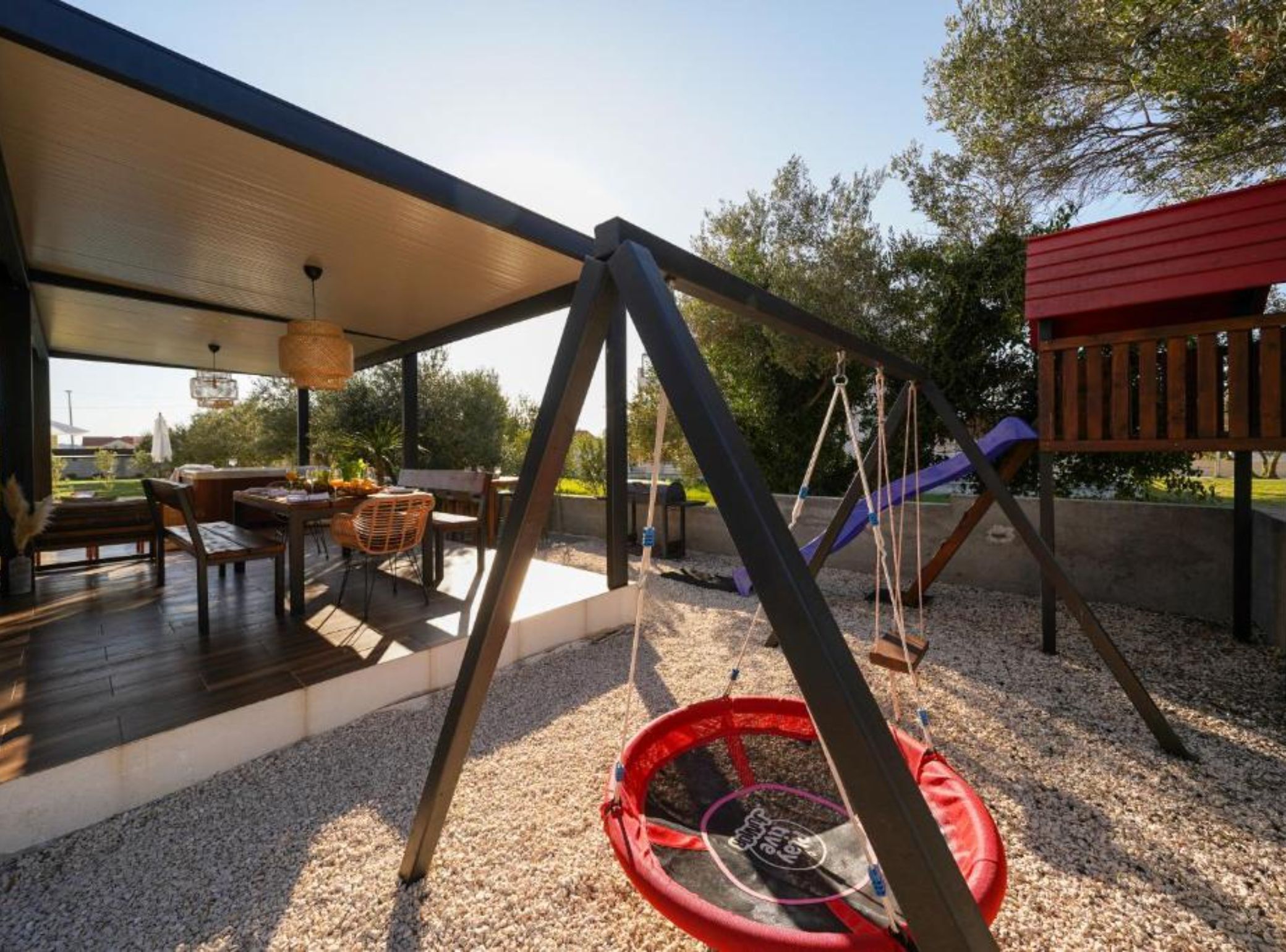 Villa (Four Bedroom with Heated Pool and Jac) | Children's play area - outdoor