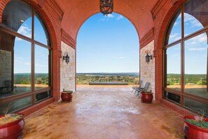 Terrace/patio - Expansive Hill Country Ranch w/ Pool Access on 2,001 Acres (Johnson City)