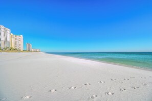 On the beach