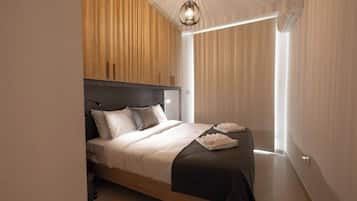 2 soverom, strykejern/-brett, reiseseng for barn og wi-fi (inkludert)