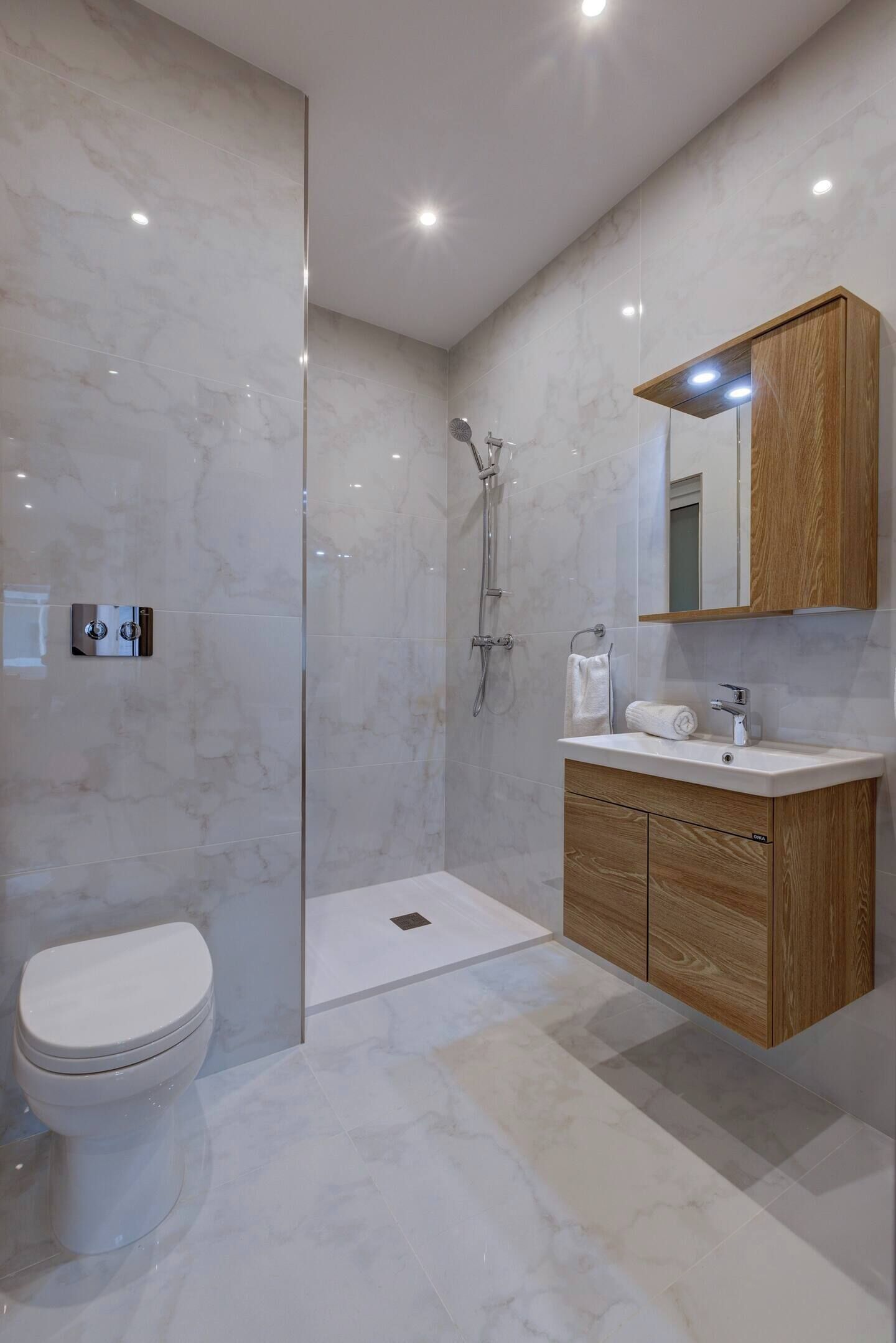 Hårtørrer, håndklæder