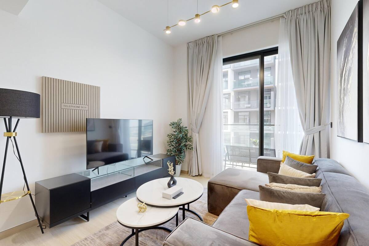 Apartment, 1 Bedroom, 2 Bathrooms | Living area