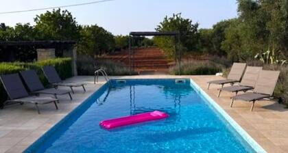 Moderne Villa mit 4 Schlafzimmern und Swimmingpool inmitten von Olivenbäumen
