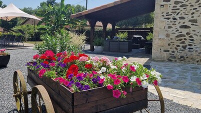 Maison Renove et Independante a Bord du lac Avec Jardin et Piscine Prive