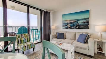 Condo, 1 quarto | Área de estar