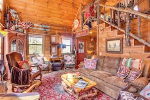 House (1 Bedroom) | Interior - Rustic Cabin w/ Porches: 8 Mi to Tallulah Gorge! (Tiger)