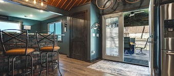 Fire Pit + Dock: Lakefront Cabin in Zimmerman!