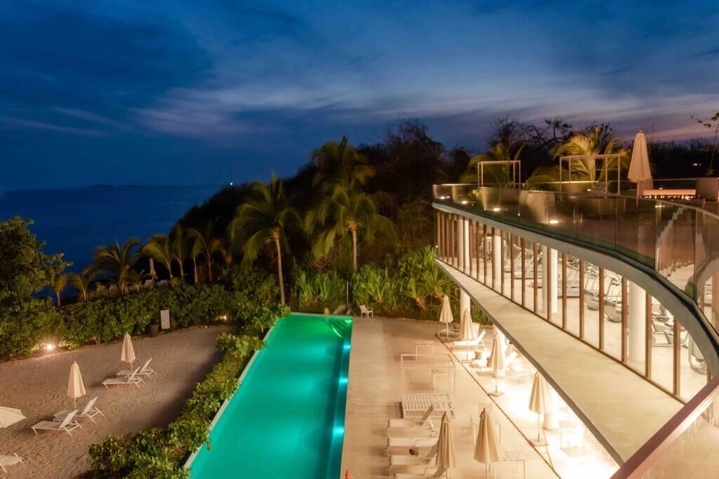 Una piscina climatizada