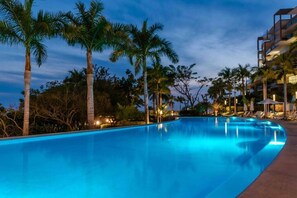 Una piscina riscaldata