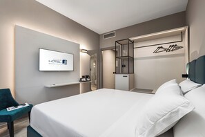 Camera Superior, balcone | Biancheria da letto di alta qualità, copriletto in piuma