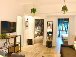 1 soverom, strykejern/-brett, wi-fi (inkludert) og sengetøy