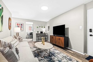 TV, offices - Stylish Gem in Hazel Park | 1BA | 2BD (Hazel Park)