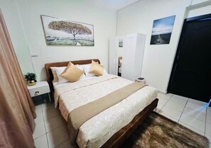 1 bedroom, WiFi, bed sheets - Small Double Room - STA Homes Dubai
 (Jumeirah Village Circle)