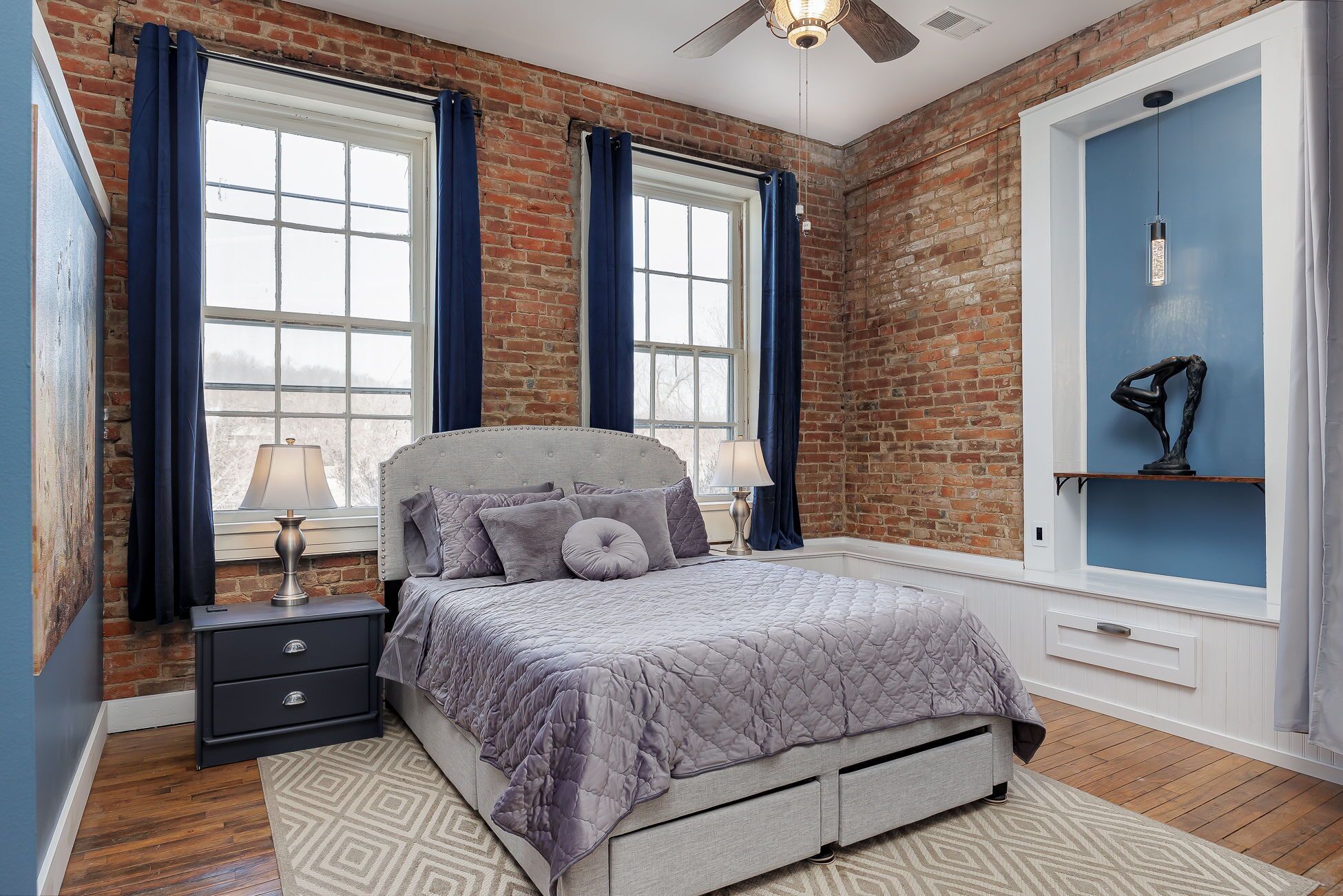 3 chambres, Wi-Fi, literie fournie