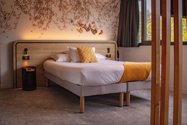 Superior Room | In-room safe, individually furnished, blackout drapes - La Reposée Hôtel Restaurant Spa (Liffre)