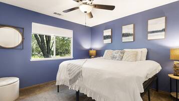 Desk, iron/ironing board, travel crib, WiFi