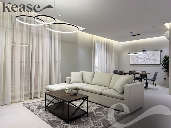 Appartement Design, 3 chambres | Aire de séjour