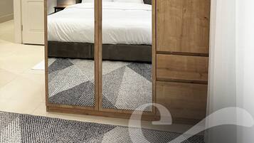 Leilighet – design, 3 soverom | 3 soverom, blendingsgardiner, strykejern/-brett og wi-fi (inkludert)