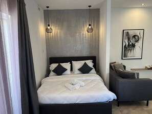 1 Schlafzimmer, Bügeleisen/Bügelbrett, kostenloses WLAN, Bettwäsche