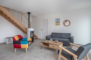 Living area - Recent house in Pornic, 500m from the beach for 5 (Pornic)