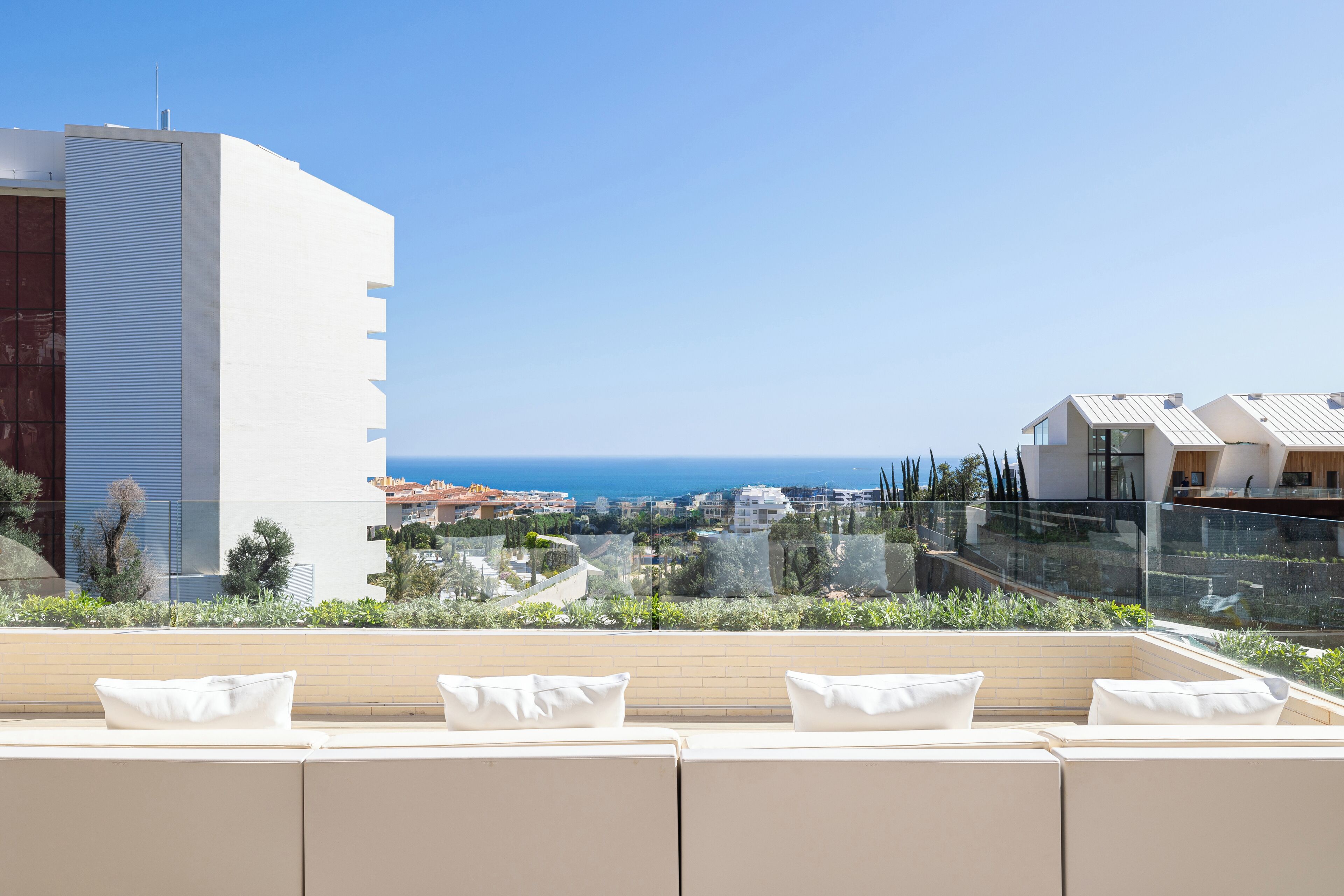 Premium-penthouselejlighed | Terrasse/gårdhave