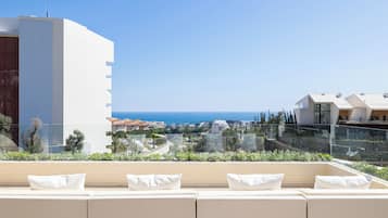 Premium-penthouselejlighed | Terrasse/gårdhave