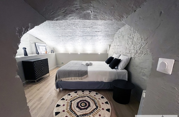 1 Schlafzimmer, Bügeleisen/Bügelbrett, kostenloses WLAN, Bettwäsche