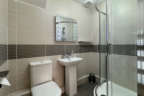 Hair dryer, towels
